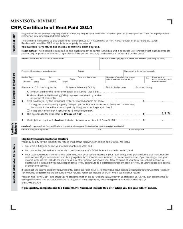 2021 Rent Certificate Form Fillable Printable Pdf Forms Handypdf 9502
