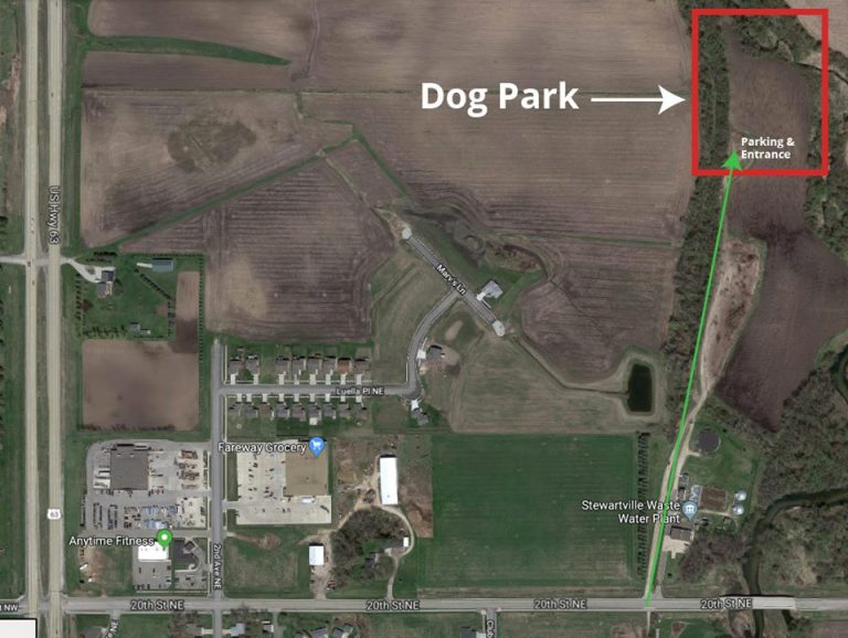 Dog Park Is Now Opened See Map City Of Stewartville Minnesota