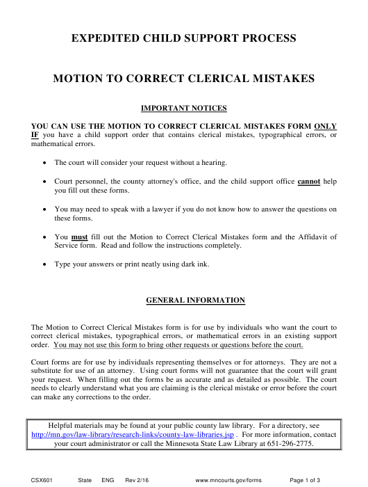 Download Instructions For Form CSX601 Request For Subpoena PDF 