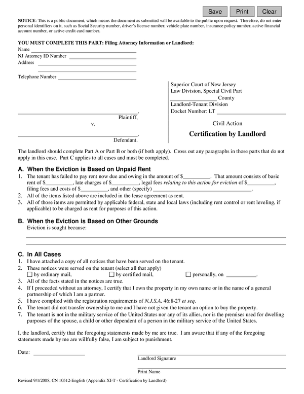 Fill Free Fillable Forms NJ Judiciary