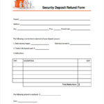 FREE 6 Rental Deposit Forms In PDF