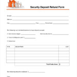 FREE 9 Sample Security Deposit Refund Forms In PDF MS Word