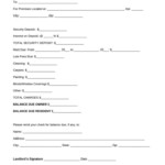 Get Our Sample Of Request For Return Of Security Deposit Form Receipt