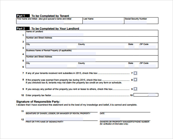 How To Claim A Rent Rebate WOPROFERTY