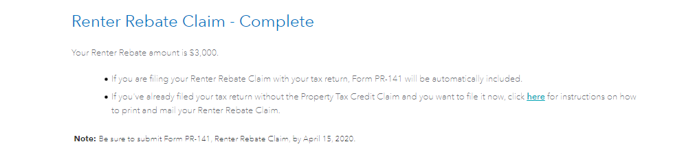 I Need To File Vermont Renter Rebate Claim 2019 Fo