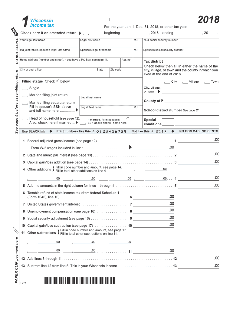 State Wisconsin Fill In Form Fill Out And Sign Printable PDF Template 