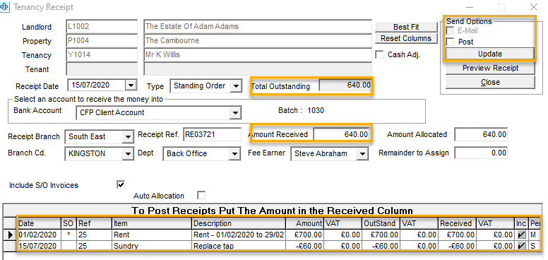 What Do I Do When A Tenant Pays Less Rent Due To An Expense CFPwinMan