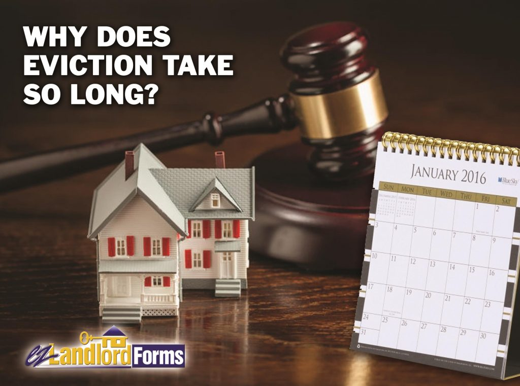 Why Does Eviction Take So Long EzLandlordForms