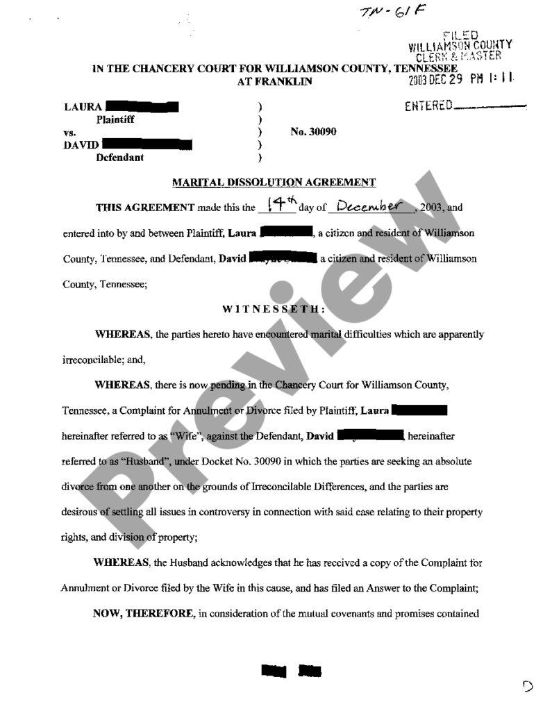 Dissolution By Agreement Section 40