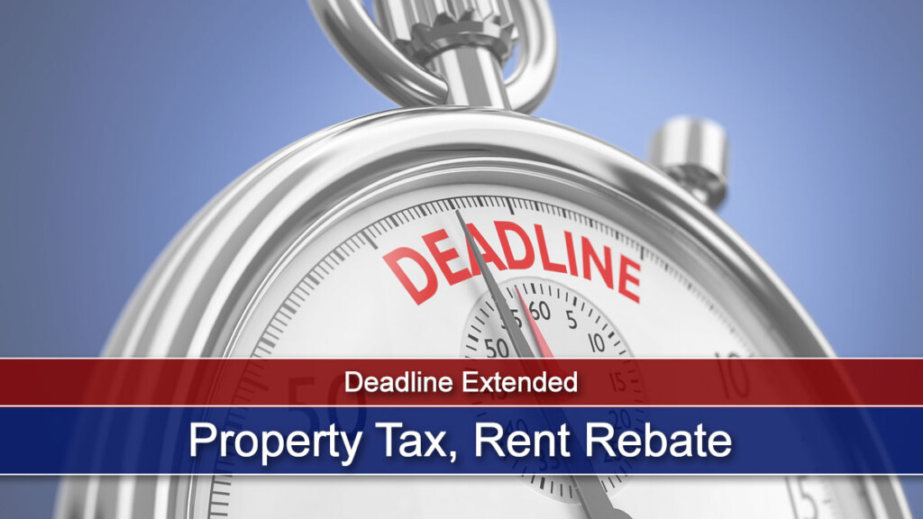 Property Tax Rent Rebate Deadline Extended Franklin County Freepress