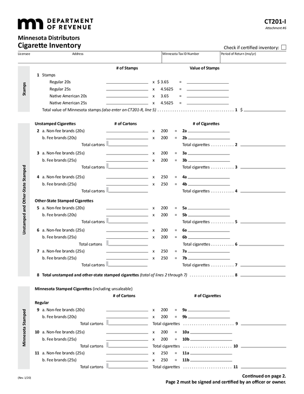 Fill Free Fillable Minnesota Department Of Revenue PDF Forms 