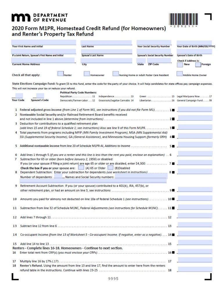 Renters Rebate 2021 Printable Rebate Form