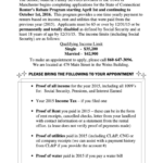 Renters Rebate Town Of Manchester Printable Pdf Download