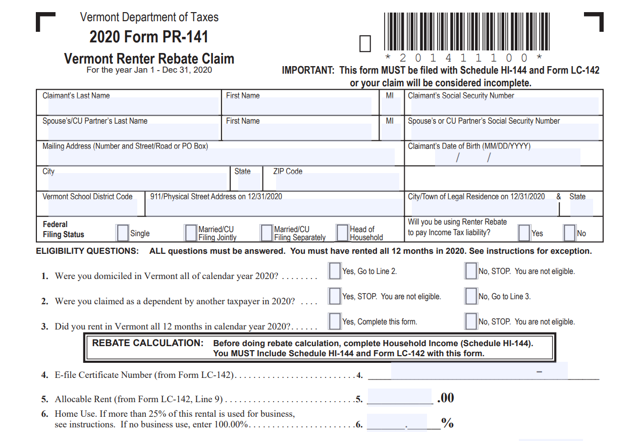 2022 Renters Rebate Mn Instructions RentersRebate